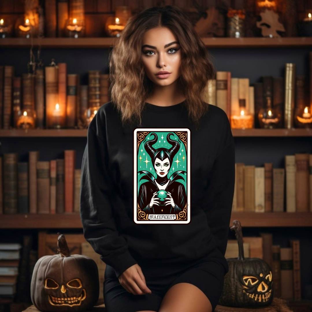 Malefi Halloween Tarot Card