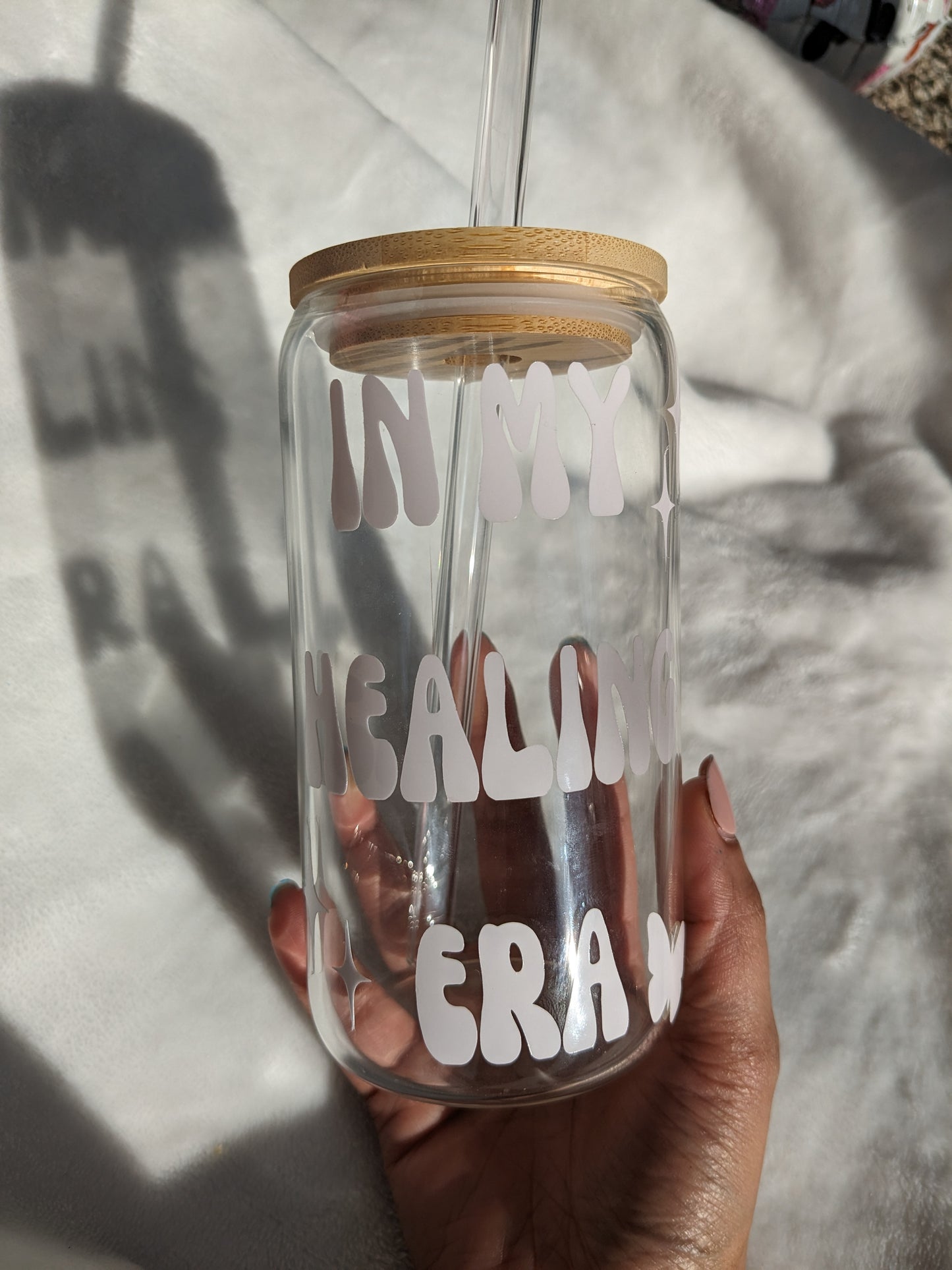 In my healing era Glass Cup