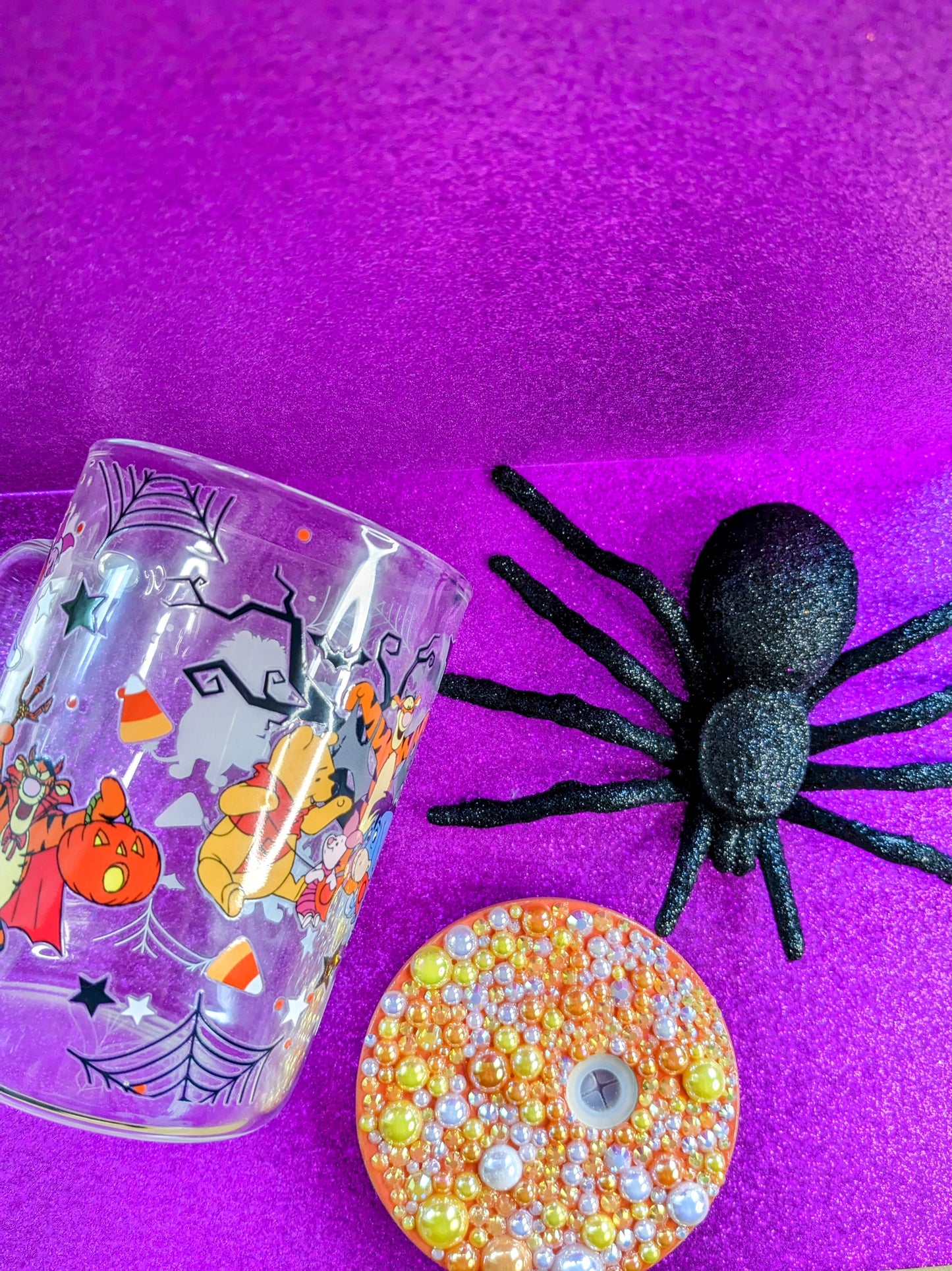 Cute Bear Halloween glass Mug Halloween Glass Mug