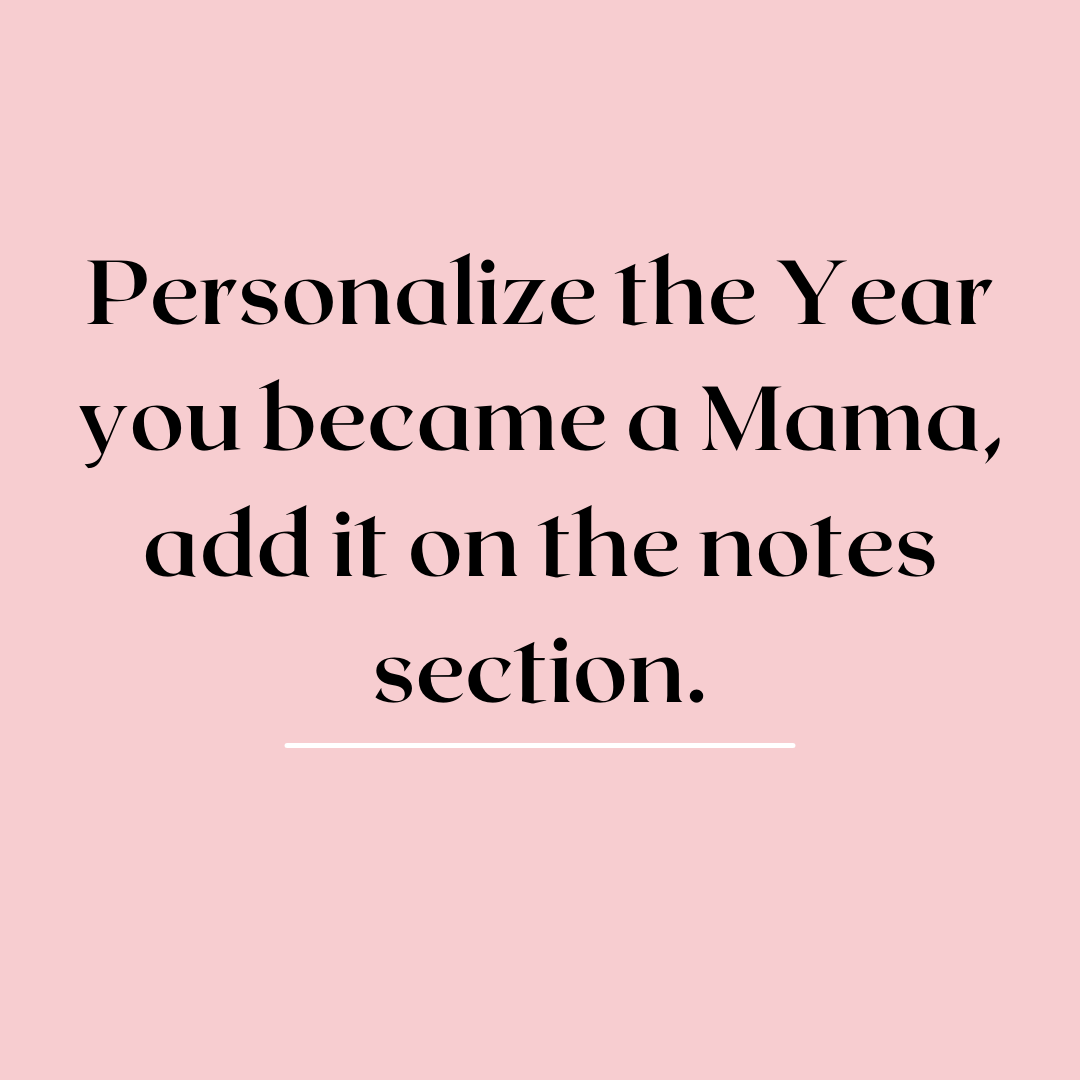 Mama EST personalized T-shirt