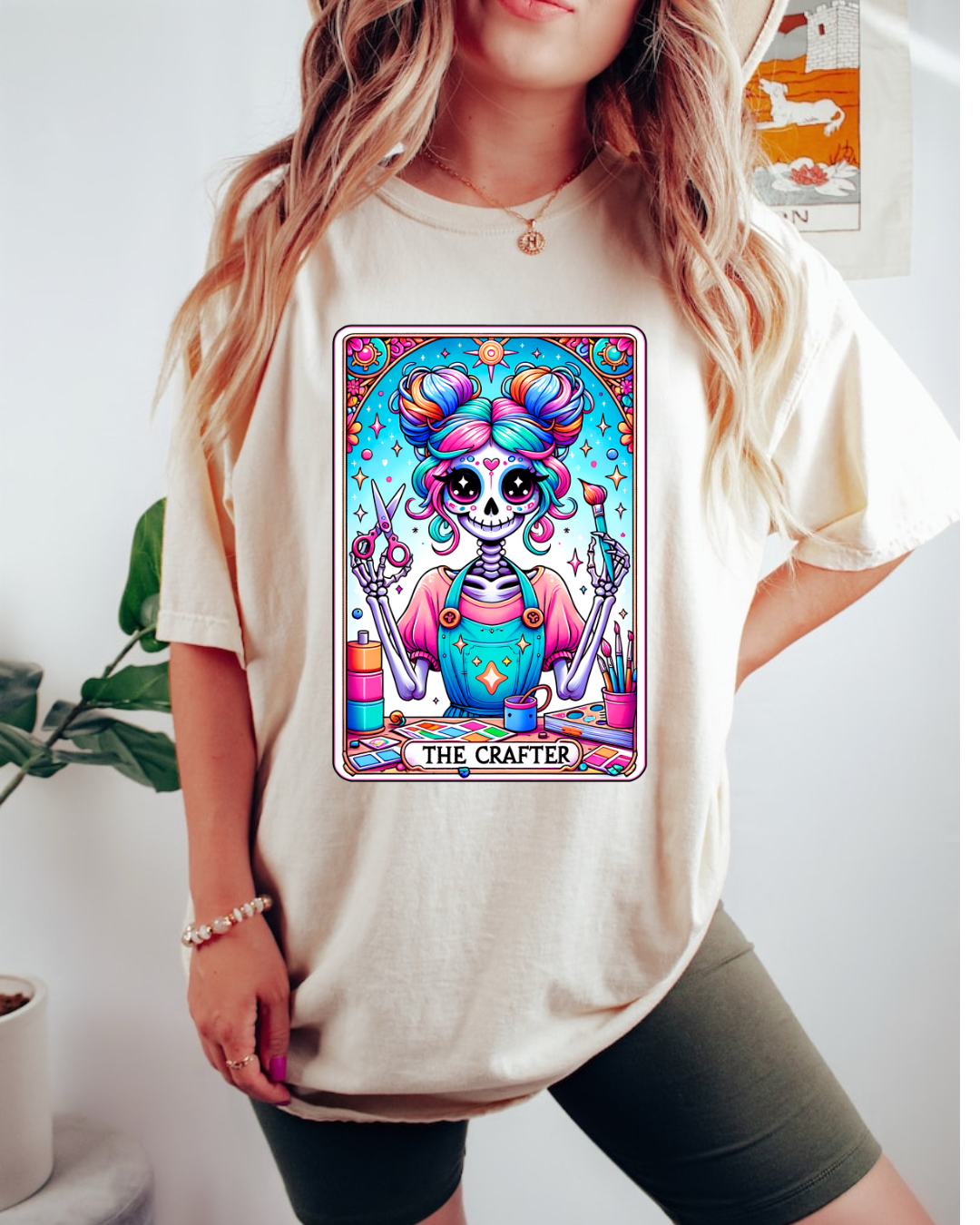 The Crafter Tarot card T-shirt