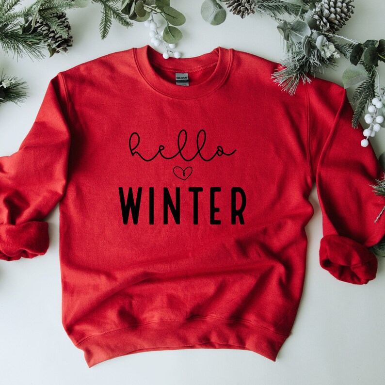 Hello Winter Christmas Sweatshirt