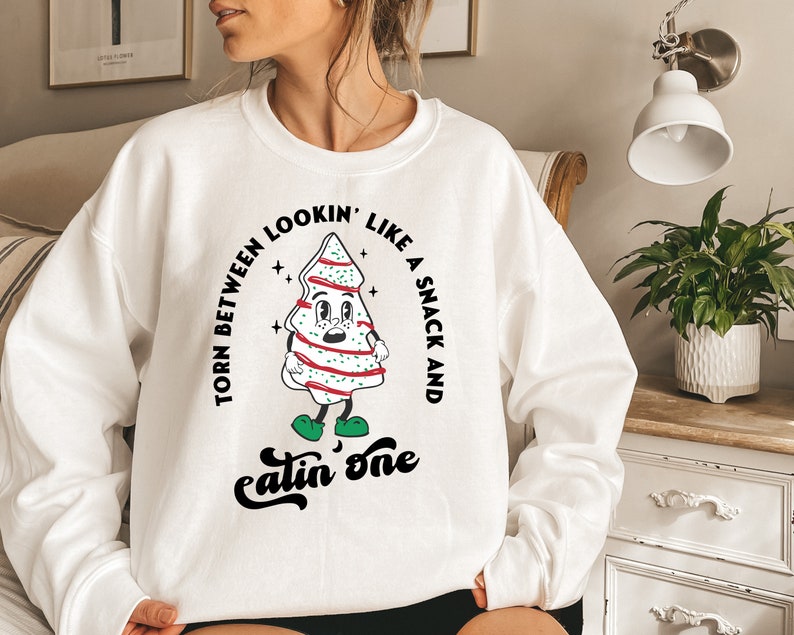 Looking like a Snack Christmas Sweatshirt