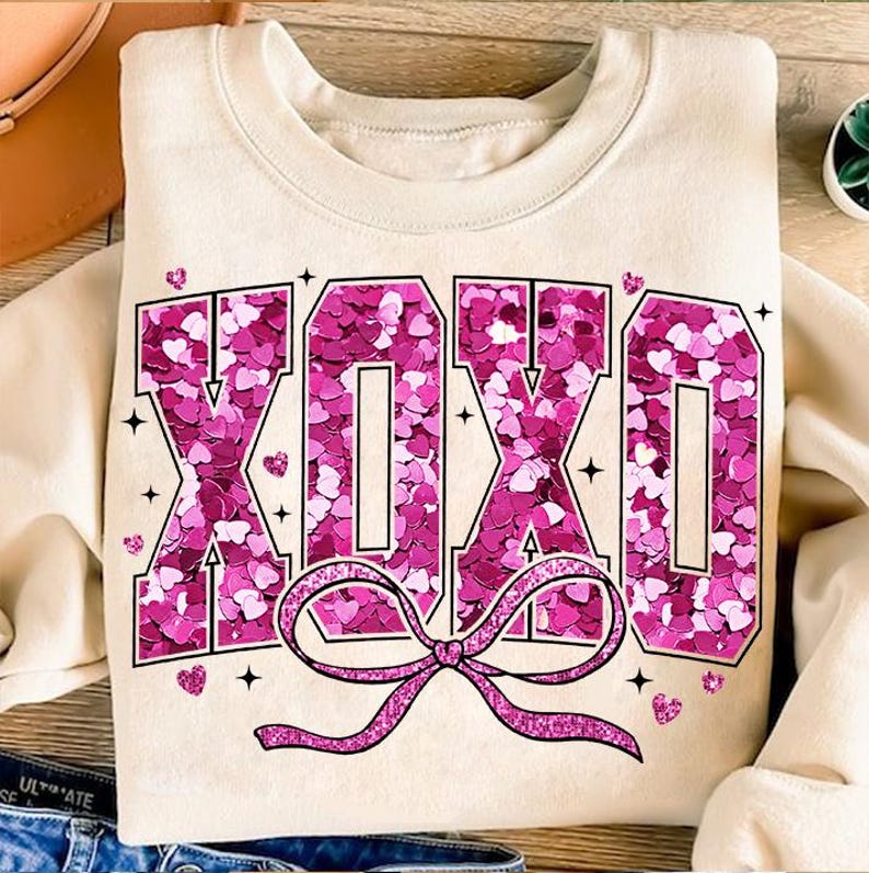 XOXO Faux glitter