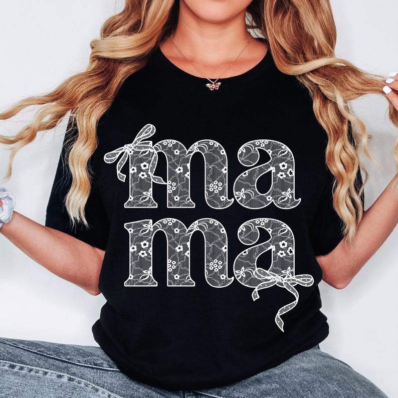 Trending Coquette Lace Mama