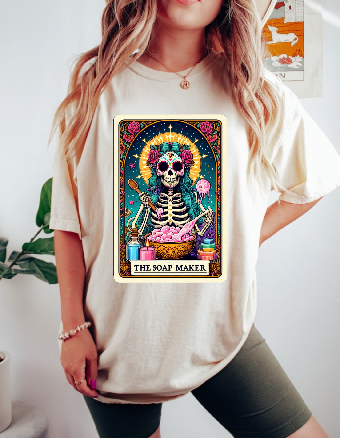 The Soap Maker Tarot Card T-shirt