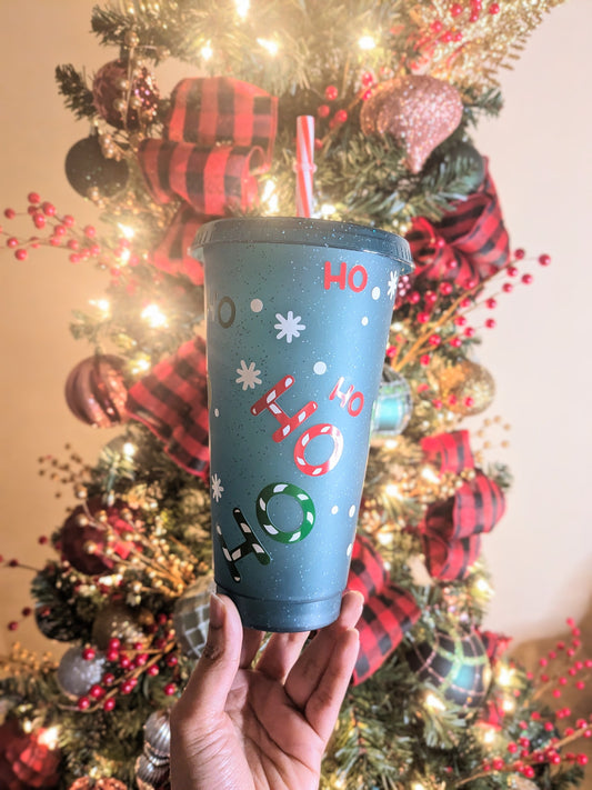 Ho ho ho Christmas tumbler