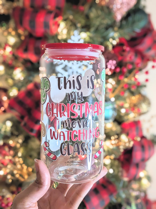 Christmas Movie Glass Cup