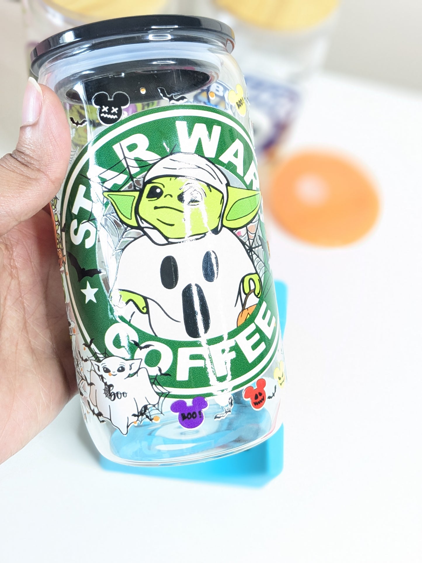 Halloween Galaxy Coffee 16 oz Cup