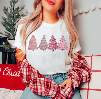 Pinkmas trees Sweatshirt