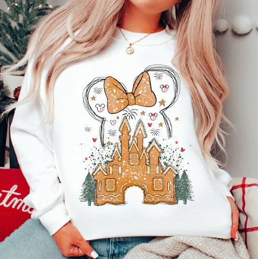 Magical Gingerbread Castle Sweatshirt