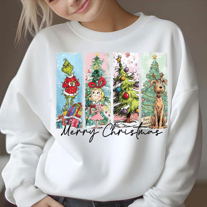 The one who hates Christmas Sweatshirt | Cindy, Max Dog Merry Christmas crewneck | Who-ville Holiday Family Shirt
