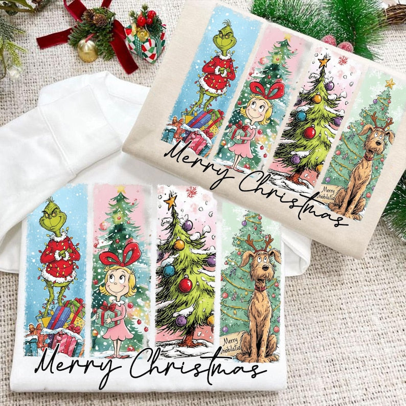 The one who hates Christmas Sweatshirt | Cindy, Max Dog Merry Christmas crewneck | Who-ville Holiday Family Shirt