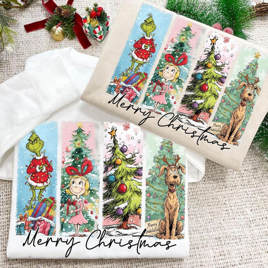 The one who hates Christmas Sweatshirt | Cindy, Max Dog Merry Christmas crewneck | Who-ville Holiday Family Shirt